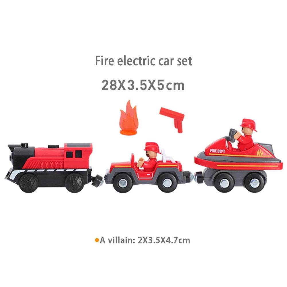 Diverse 11-Style Electric Train Set - Fun Diecast Magnetic Cars for Kids - ToylandEU