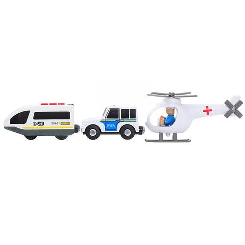 Diverse 11-Style Electric Train Set - Fun Diecast Magnetic Cars for Kids - ToylandEU