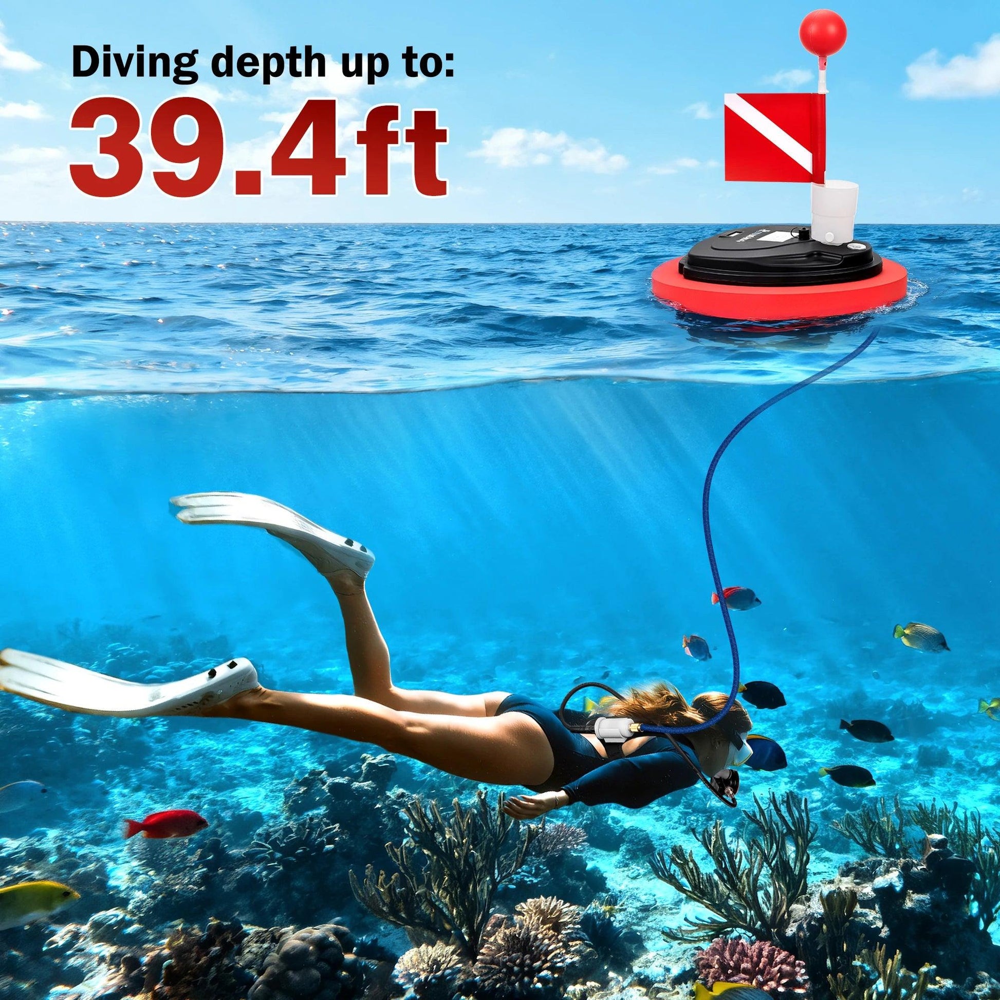 Diving Ventilator | 3.5H Runtime | Toylandeu™