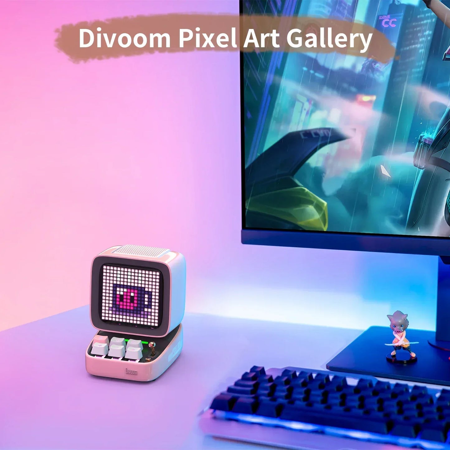 Divoom Ditoo Pro Retro Pixel Art Bluetooth Speaker LED Display - ToylandEU