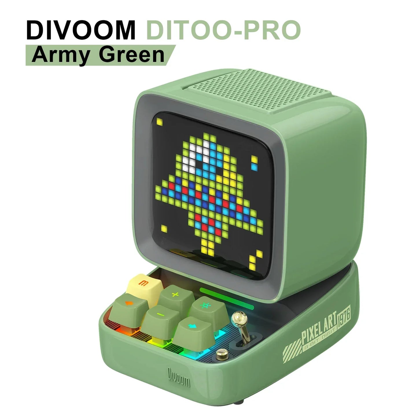Divoom Ditoo Pro Retro Pixel Art Bluetooth Speaker LED Display - ToylandEU