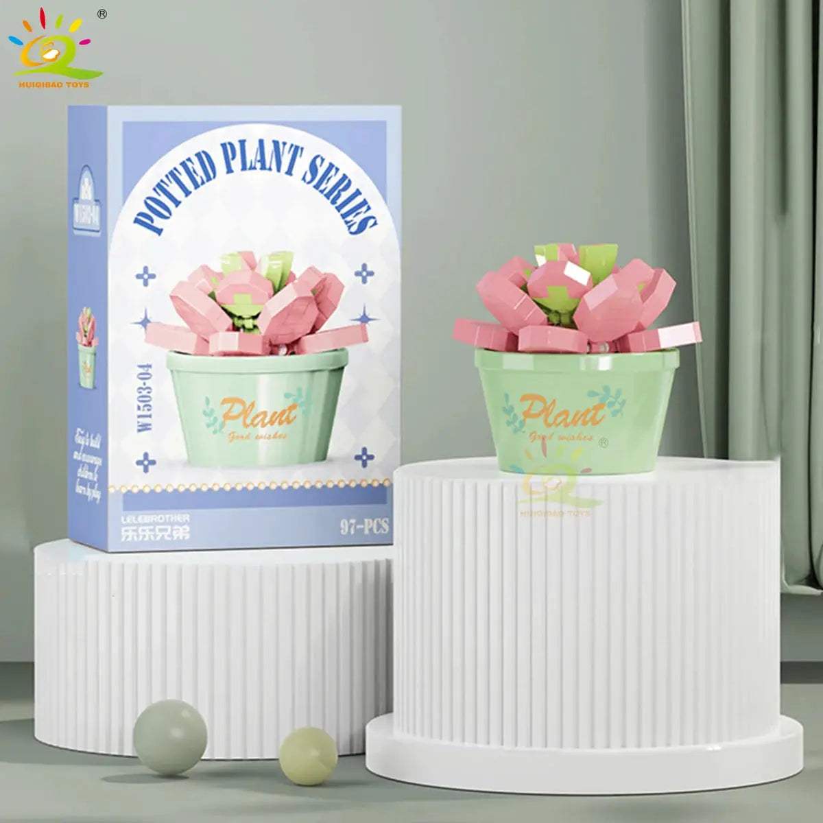  DIY Flower Bouquet Building Blocks for Desktop Decor -  ToylandEU™
