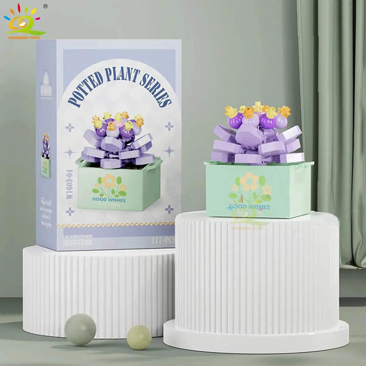  DIY Flower Bouquet Building Blocks for Desktop Decor -  ToylandEU™