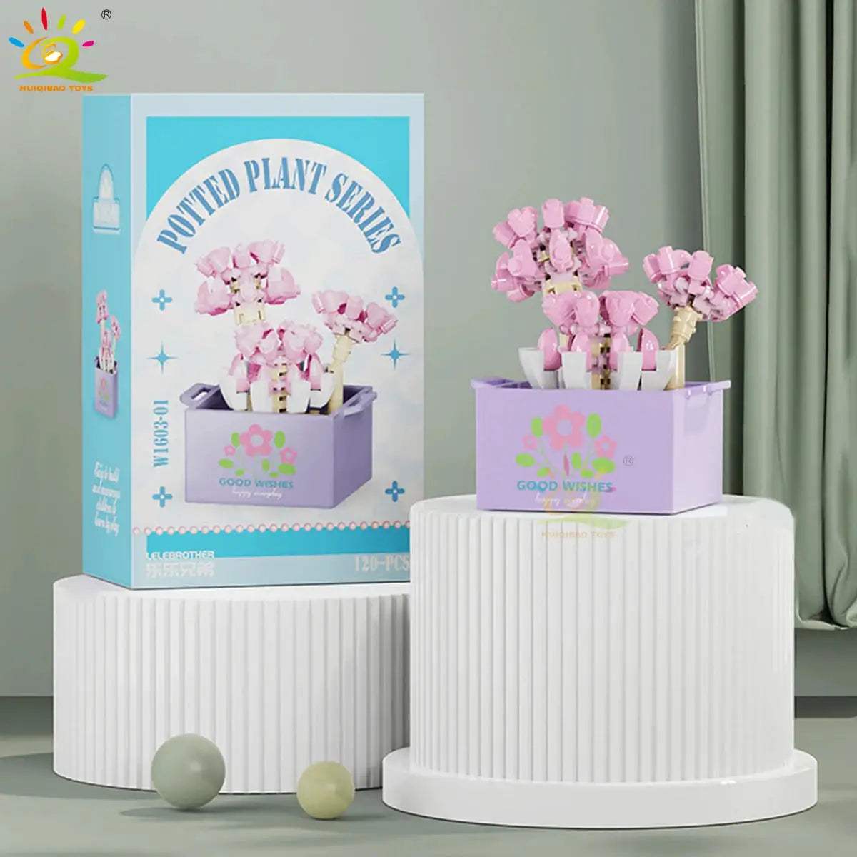  DIY Flower Bouquet Building Blocks for Desktop Decor -  ToylandEU™