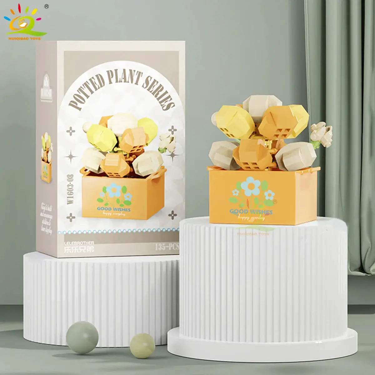  DIY Flower Bouquet Building Blocks for Desktop Decor -  ToylandEU™
