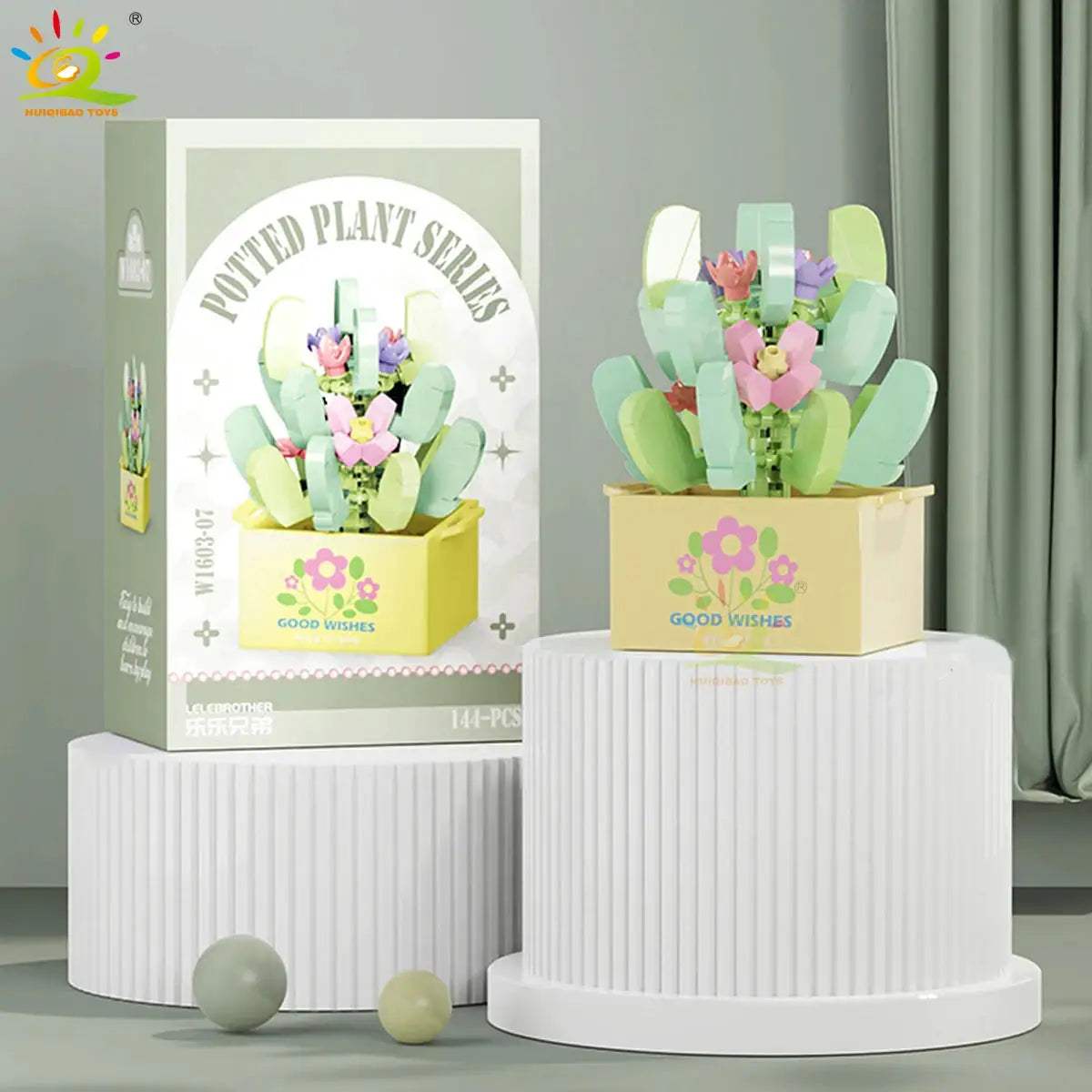  DIY Flower Bouquet Building Blocks for Desktop Decor -  ToylandEU™