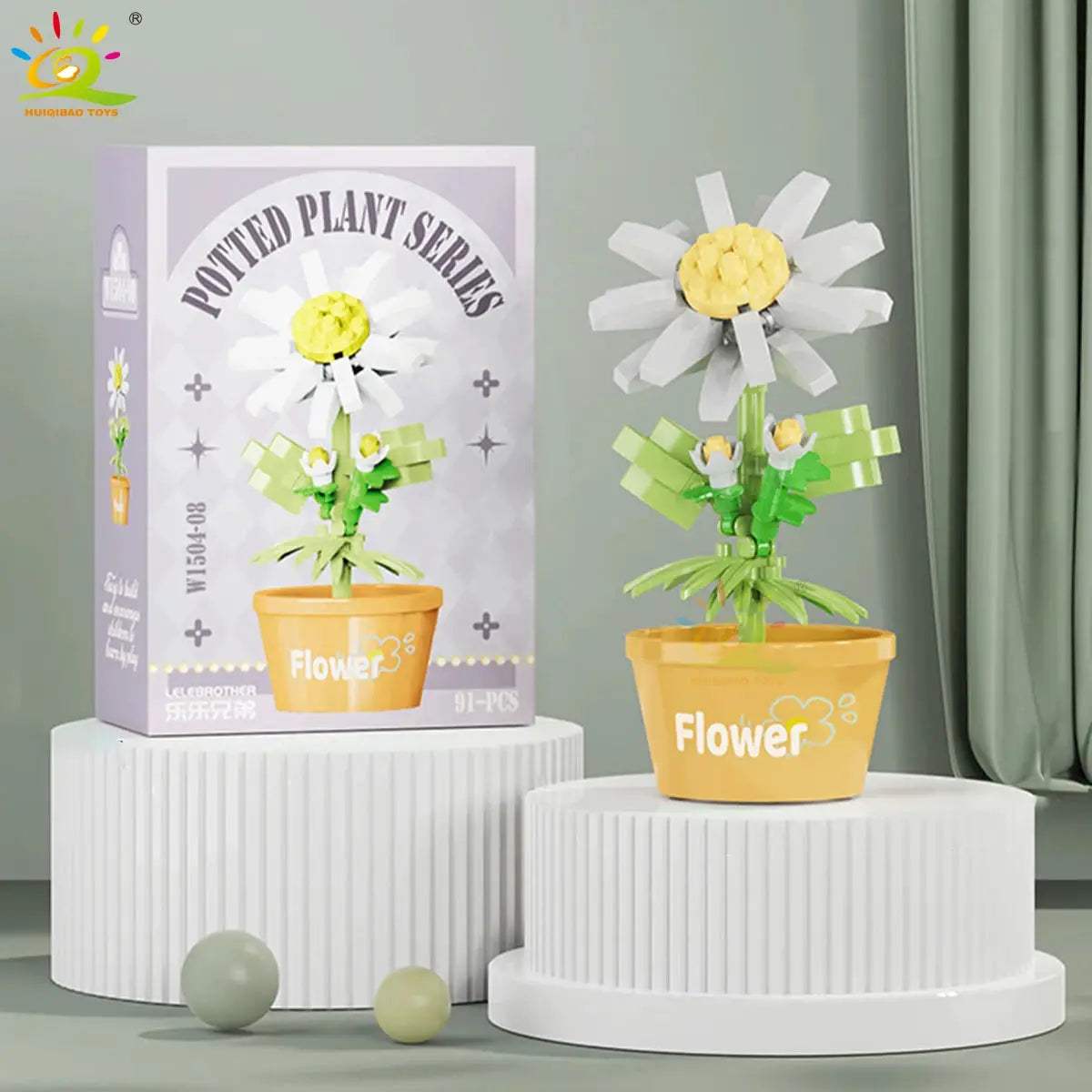  DIY Flower Bouquet Building Blocks for Desktop Decor -  ToylandEU™