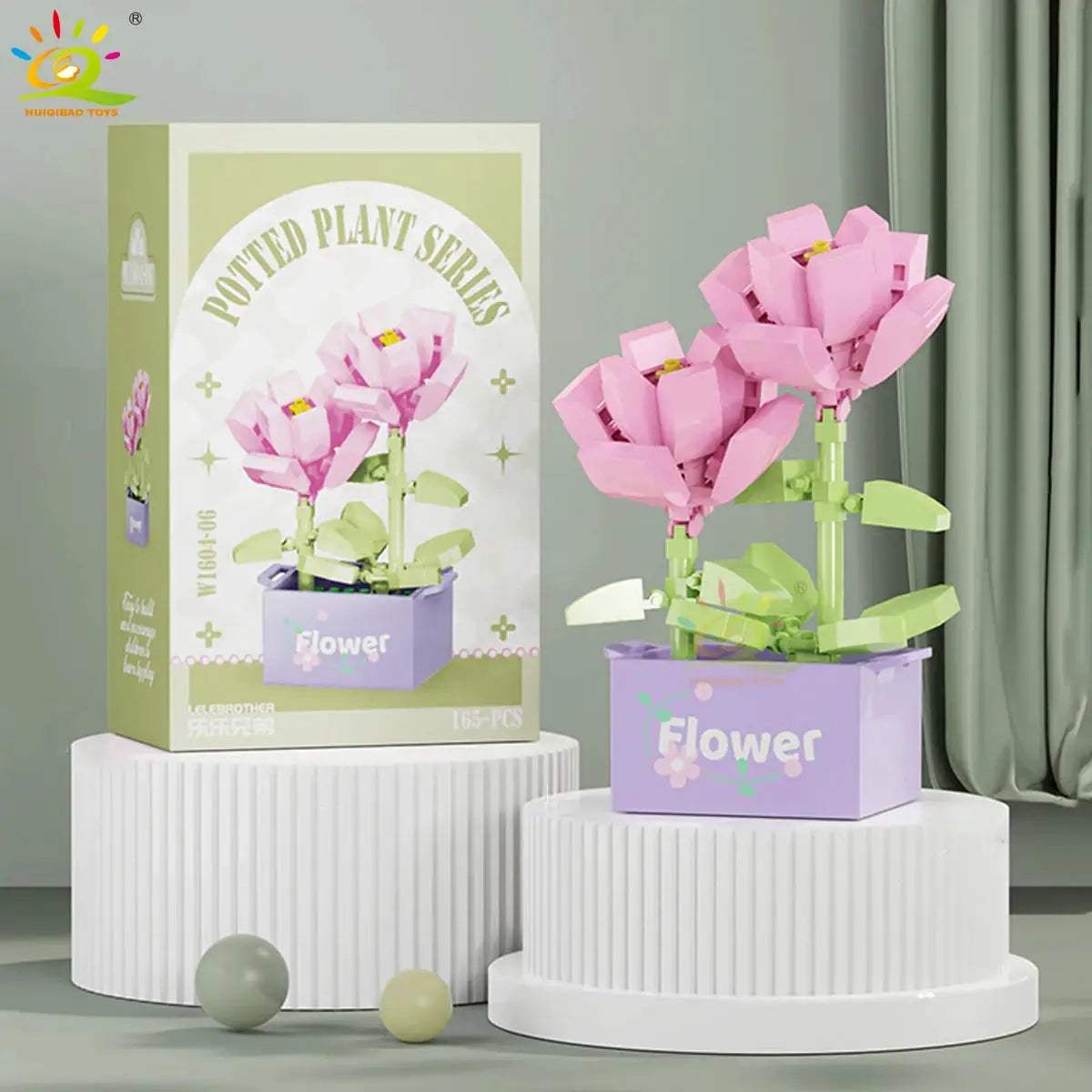  DIY Flower Bouquet Building Blocks for Desktop Decor -  ToylandEU™