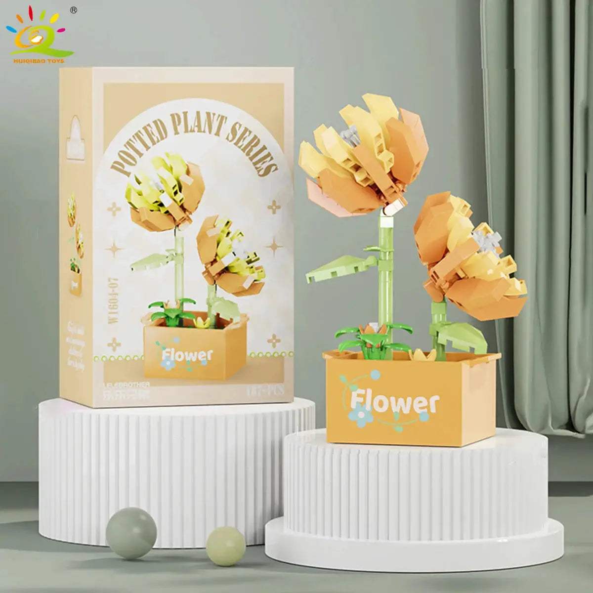  DIY Flower Bouquet Building Blocks for Desktop Decor -  ToylandEU™