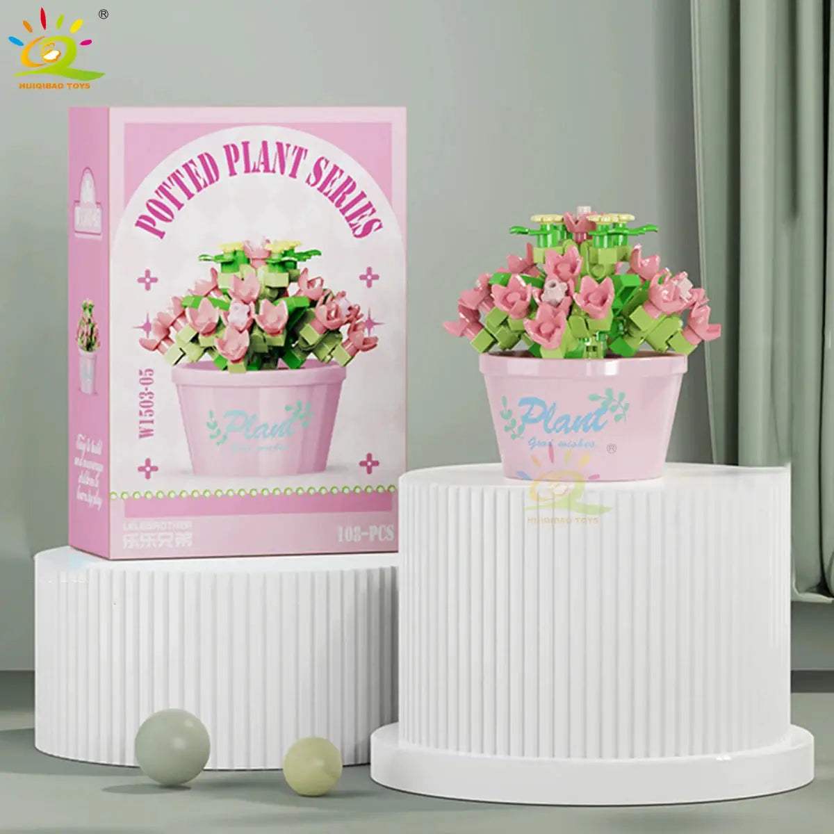  DIY Flower Bouquet Building Blocks for Desktop Decor -  ToylandEU™