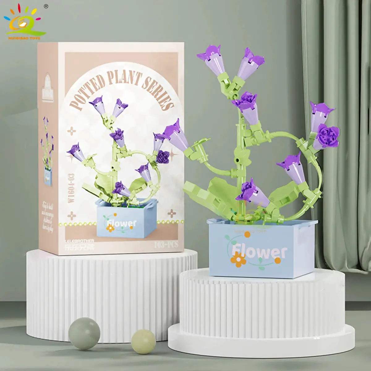  DIY Flower Bouquet Building Blocks for Desktop Decor -  ToylandEU™