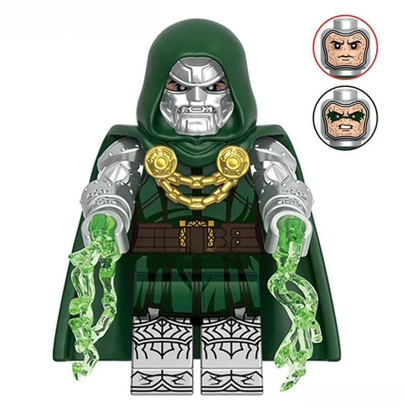 Doctor Doom Minifigure | Avengers Doomsday Metal Mask | Toylandeu™