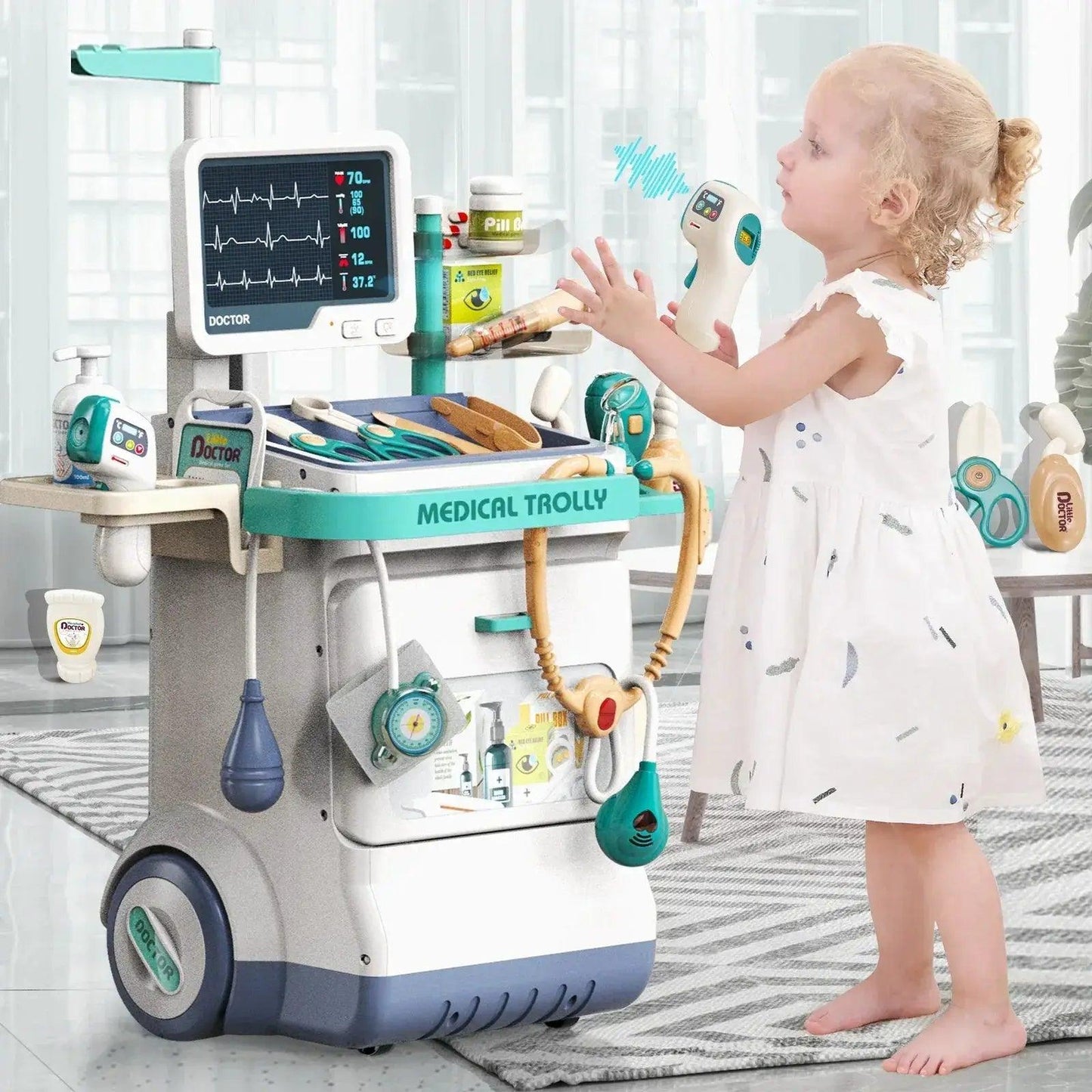  Kids Doctor Toy Set With Injection And Stethoscope -  ToylandEU™