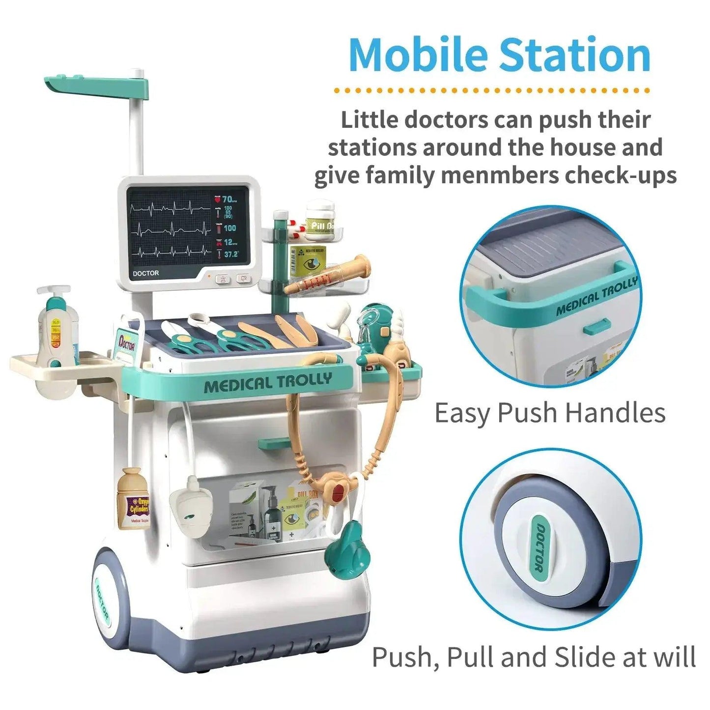  Kids Doctor Toy Set With Injection And Stethoscope -  ToylandEU™