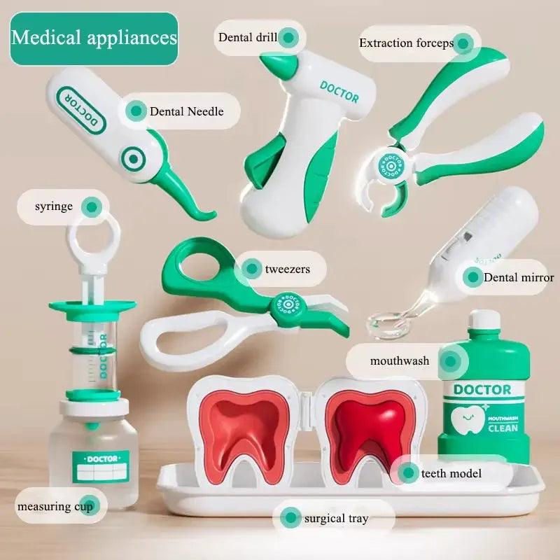  Kids Dentist Role Play Kit With Realistic Dental Tools -  ToylandEU™