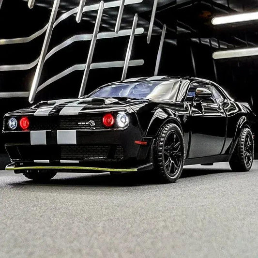  Dodge Challenger SRT Hellcat Diecast Car With Sound -  ToylandEU™