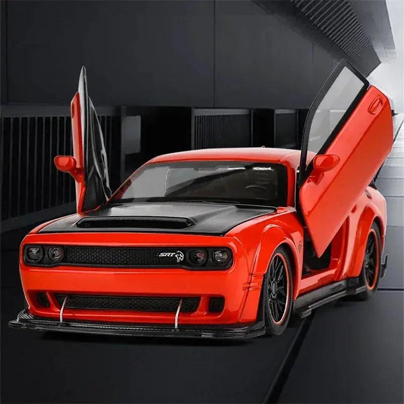  Dodge Challenger SRT Hellcat Diecast Car With Sound -  ToylandEU™