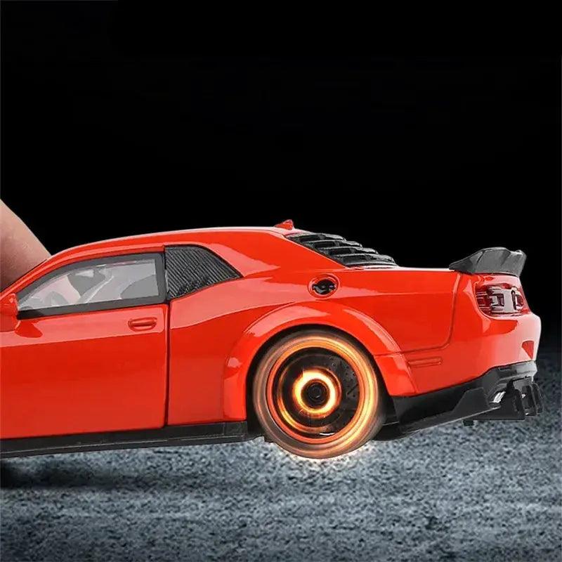  Dodge Challenger SRT Hellcat Diecast Car With Sound -  ToylandEU™