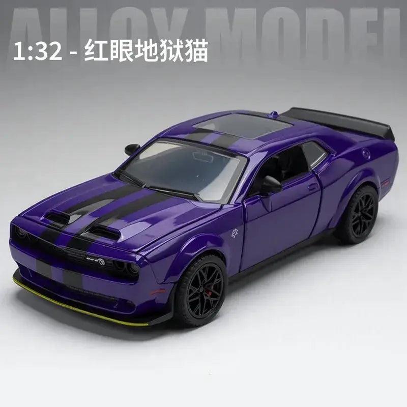  Dodge Challenger SRT Hellcat Diecast Car With Sound -  ToylandEU™