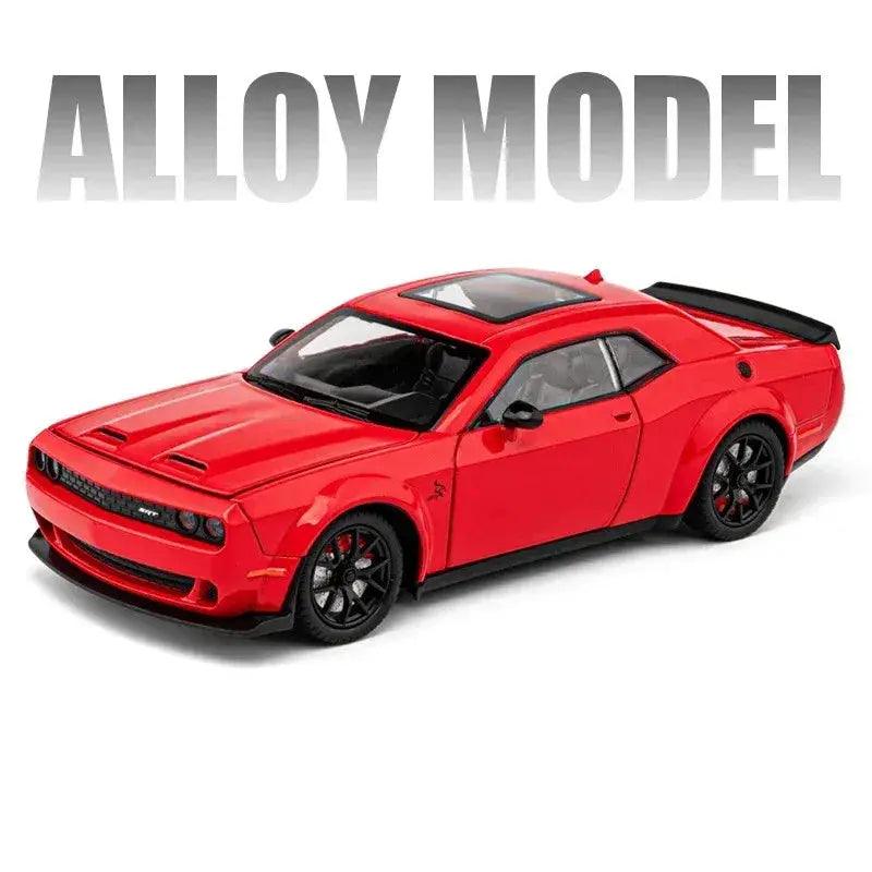  Dodge Challenger SRT Hellcat Diecast Car With Sound -  ToylandEU™