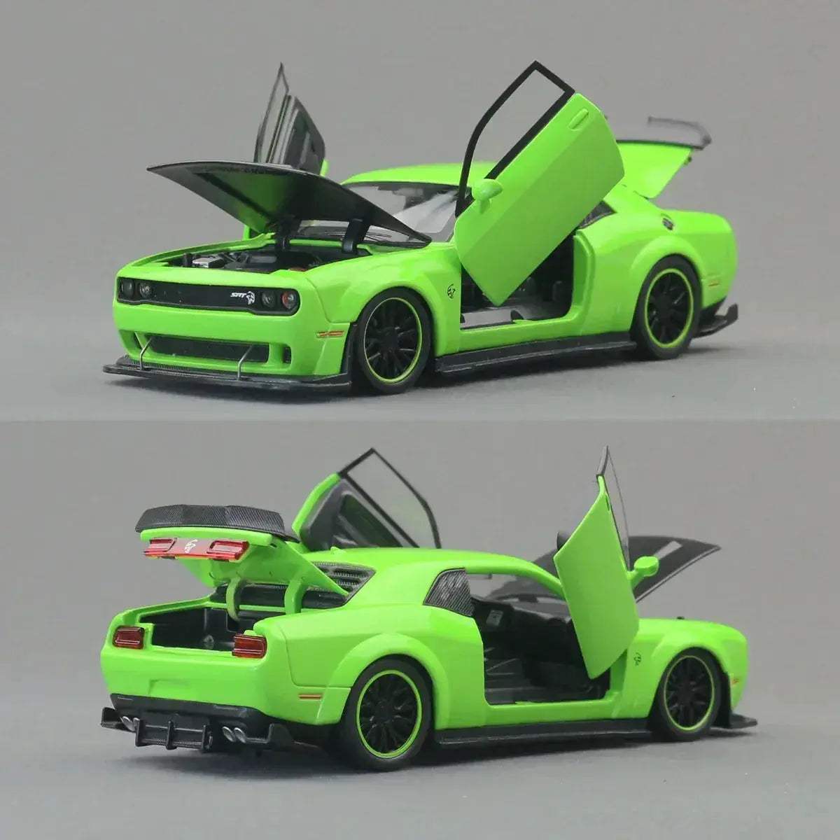 Dodge Challenger SRT Hellcat Diecast Car With Sound Light - ToylandEU