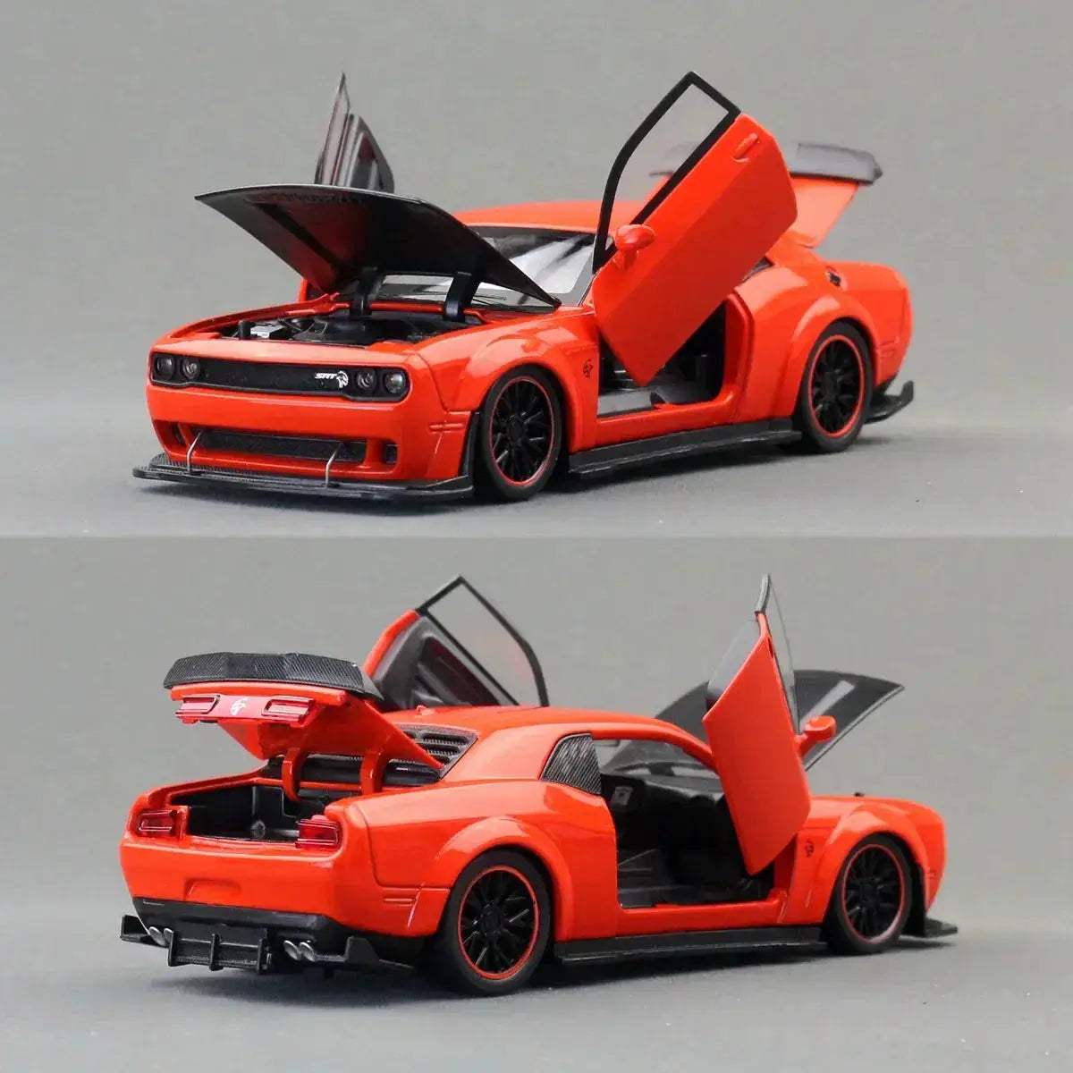 Dodge Challenger SRT Hellcat Diecast Car With Sound Light - ToylandEU