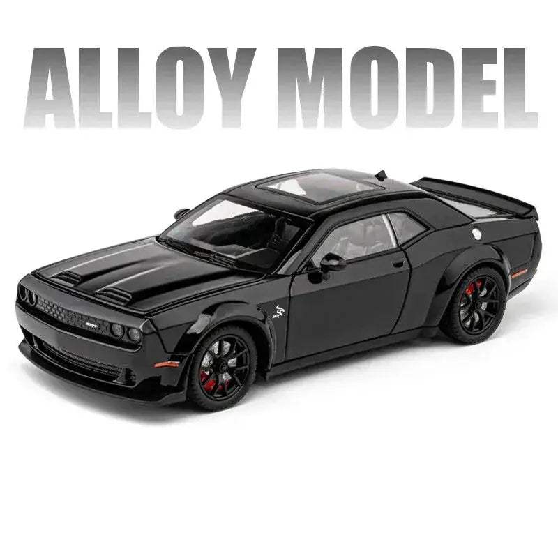 Dodge Challenger SRT Hellcat Diecast Car With Sound Light - ToylandEU