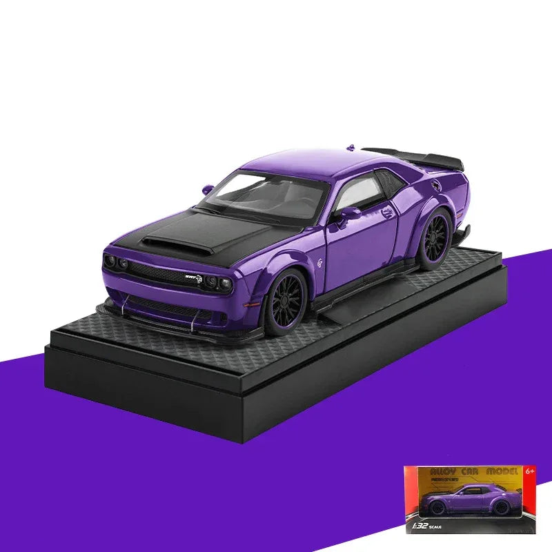 Dodge Challenger SRT Hellcat Redeye 1:32 Diecast Model Car With Sound And Light - ToylandEU