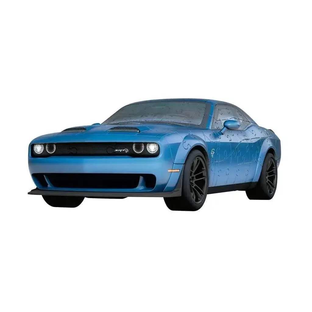 Dodge Challenger SRT Hellcat Redeye 3D Jigsaw Puzzle Rotating Wheels - ToylandEU