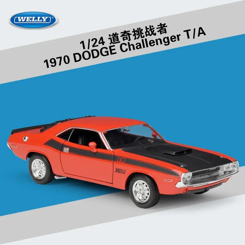  Dodge Challenger TA 1970 Diecast|1:24 Scale|Toylandeu™ 