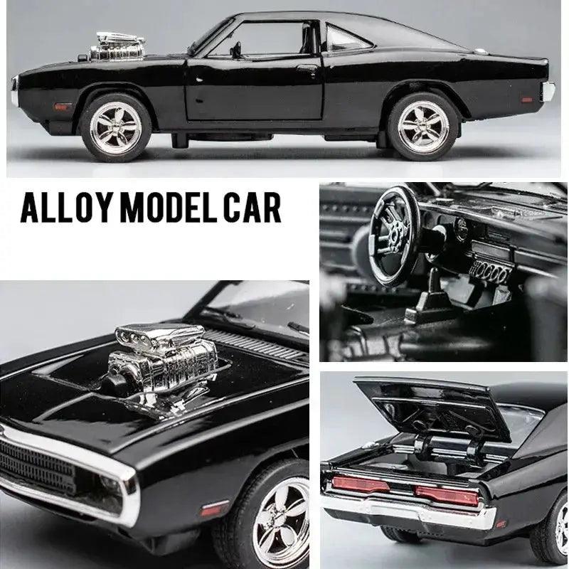  Dodge Charger Diecast Car 1 32 Alloy Pull Back Toy -  ToylandEU™
