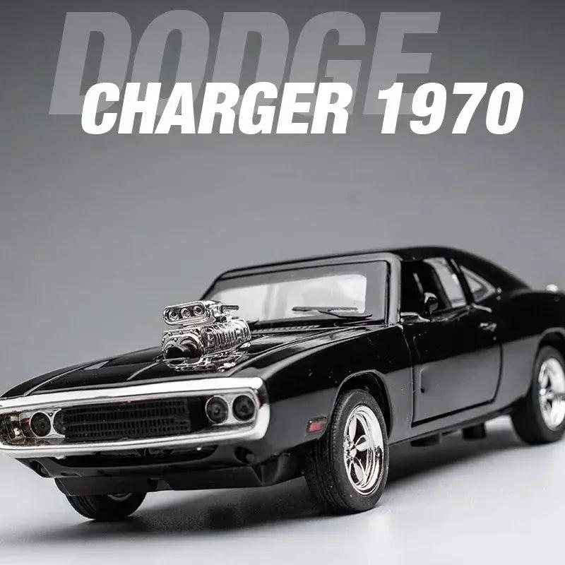  Dodge Charger Diecast Car 1 32 Alloy Pull Back Toy -  ToylandEU™