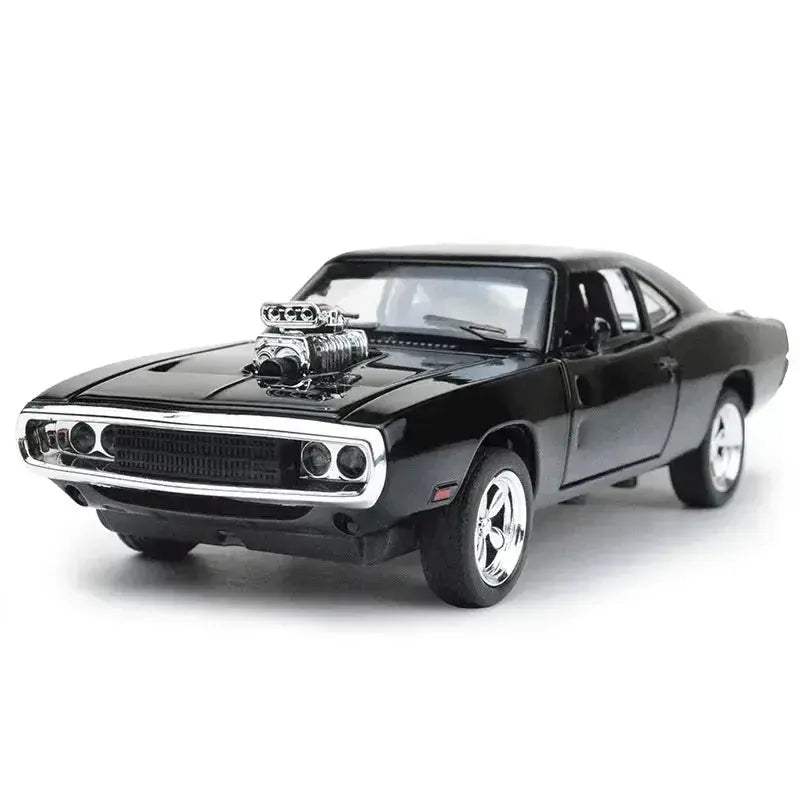 Dodge Charger Diecast Car 1:32 Alloy Pull Back Toy Gift - ToylandEU