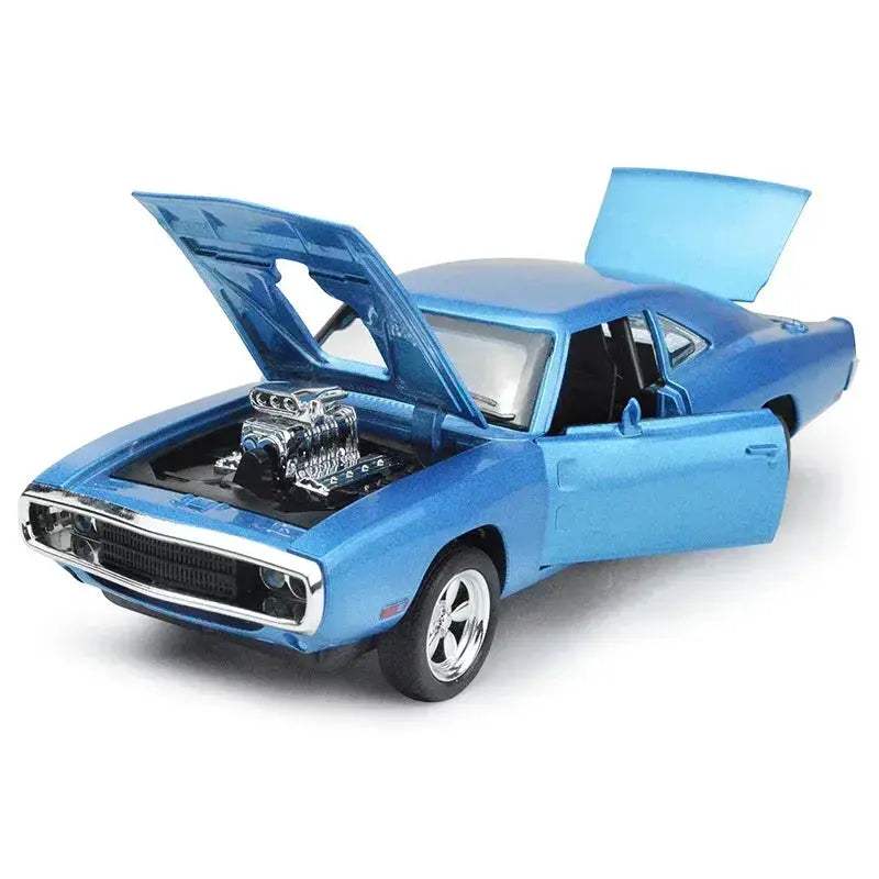 Dodge Charger Diecast Car 1:32 Alloy Pull Back Toy Gift - ToylandEU