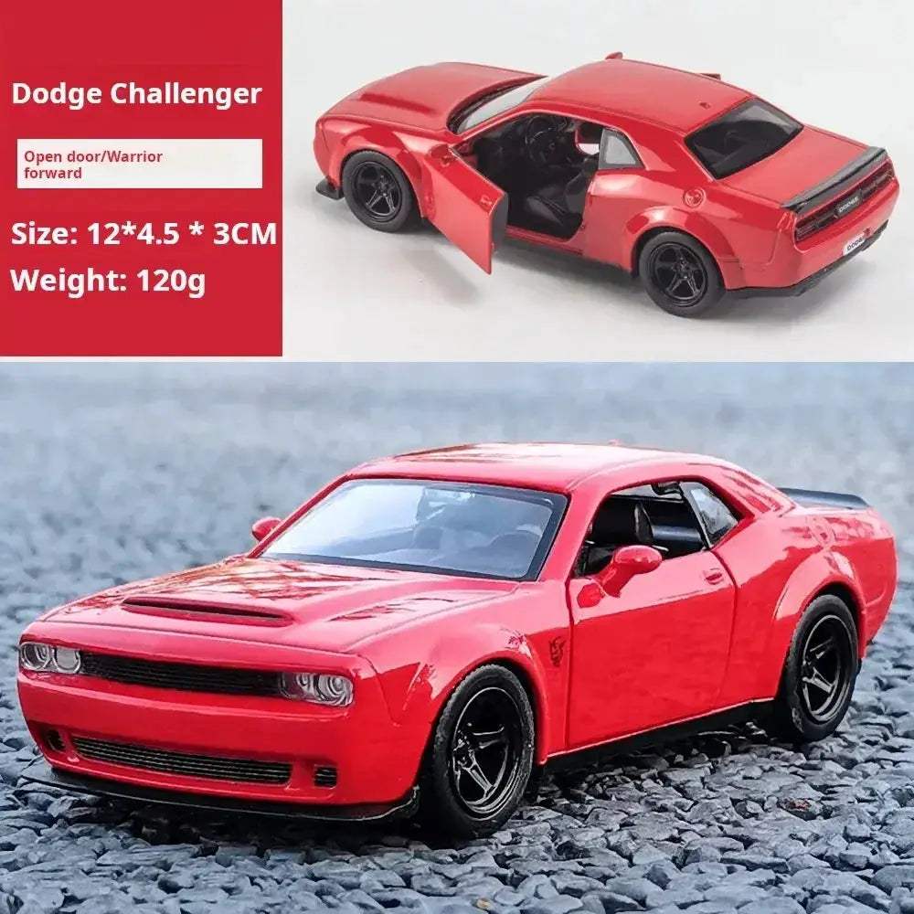 Dodge Charger Diecast Car 1:32 Alloy Pull Back Toy Gift - ToylandEU