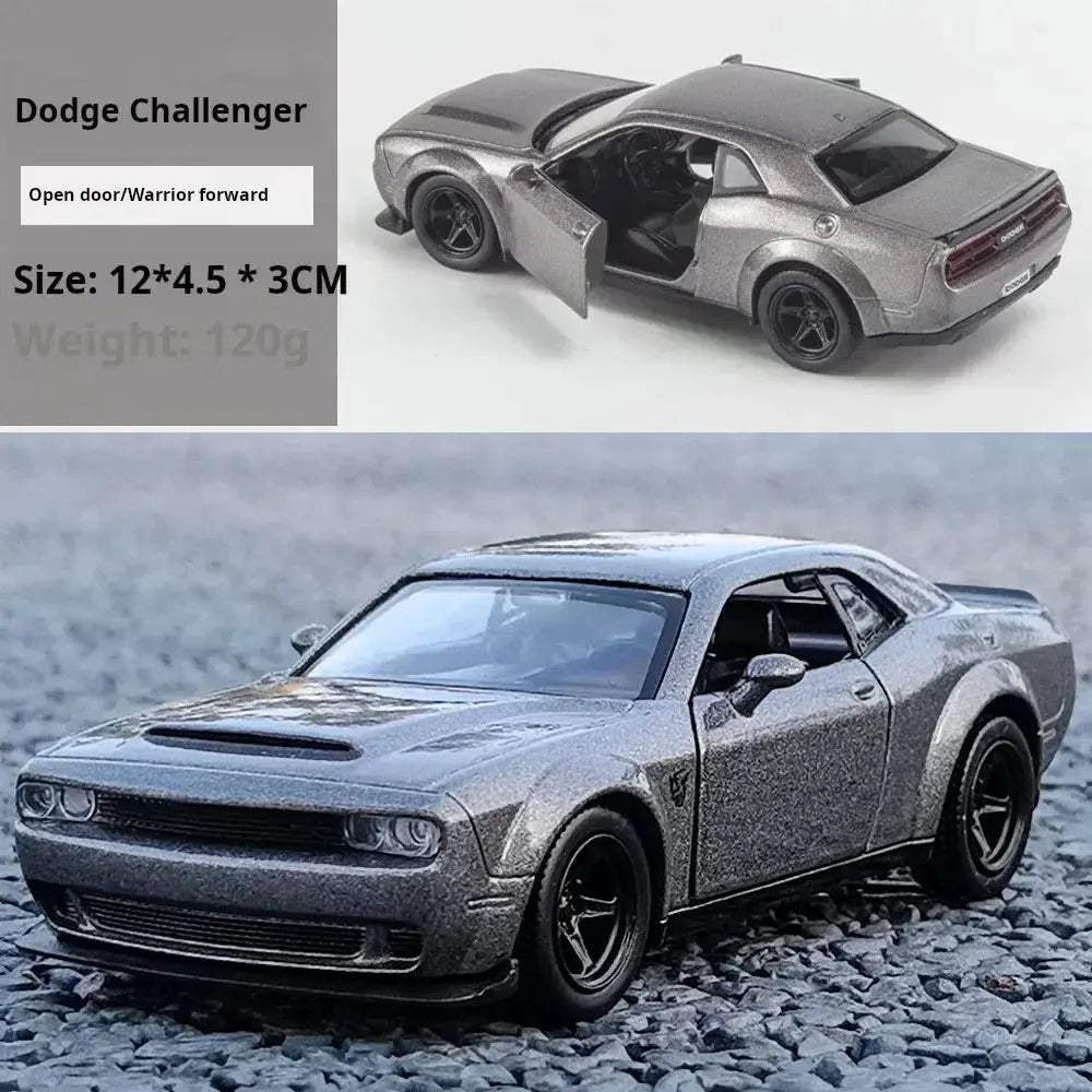 Dodge Charger Diecast Car 1:32 Alloy Pull Back Toy Gift - ToylandEU