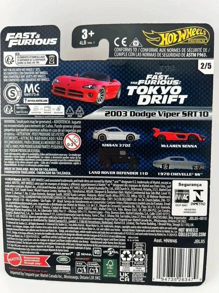 Dodge Viper SRT10 Hot Wheels Premium Collectible -  ToylandEU™