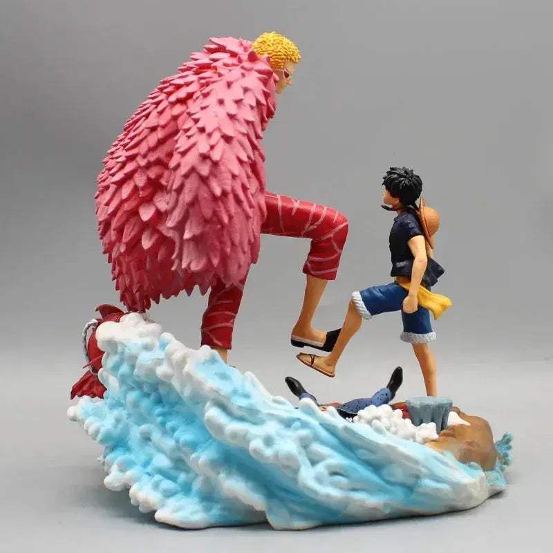 One Piece Battle Figures Doflamingo Luffy And Trafalgar Law - ToylandEU