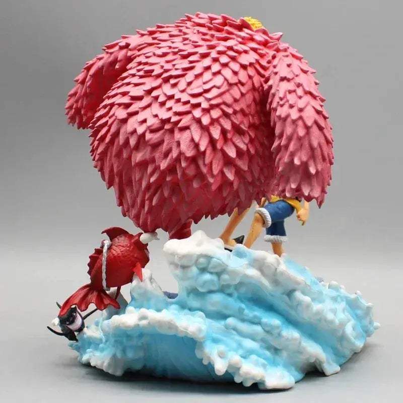 One Piece Battle Figures Doflamingo Luffy And Trafalgar Law - ToylandEU