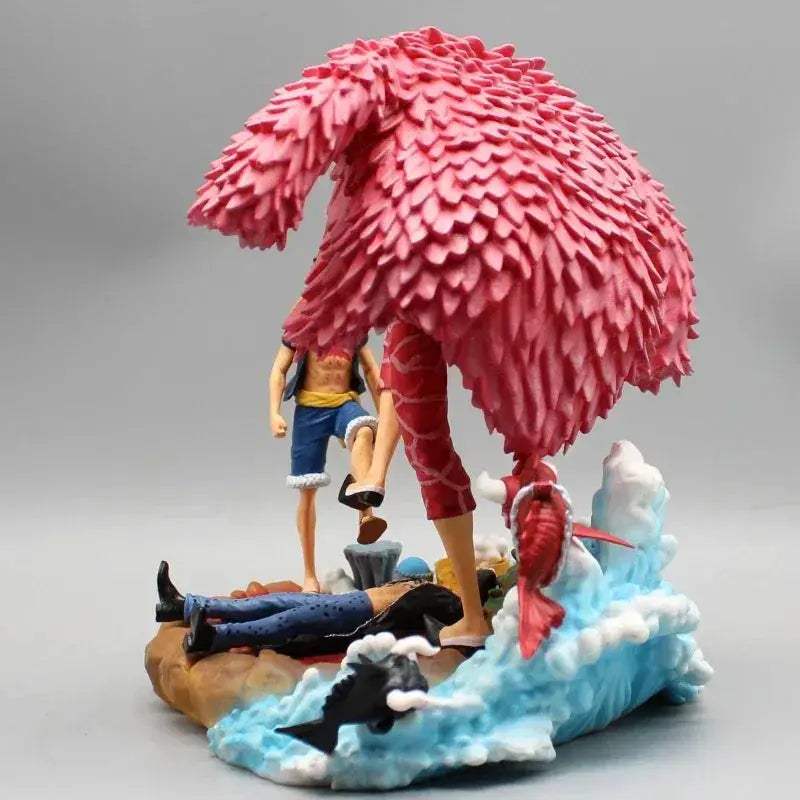 One Piece Battle Figures Doflamingo Luffy And Trafalgar Law - ToylandEU