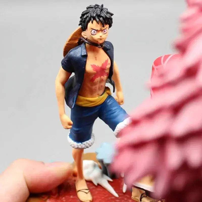 One Piece Battle Figures Doflamingo Luffy And Trafalgar Law - ToylandEU