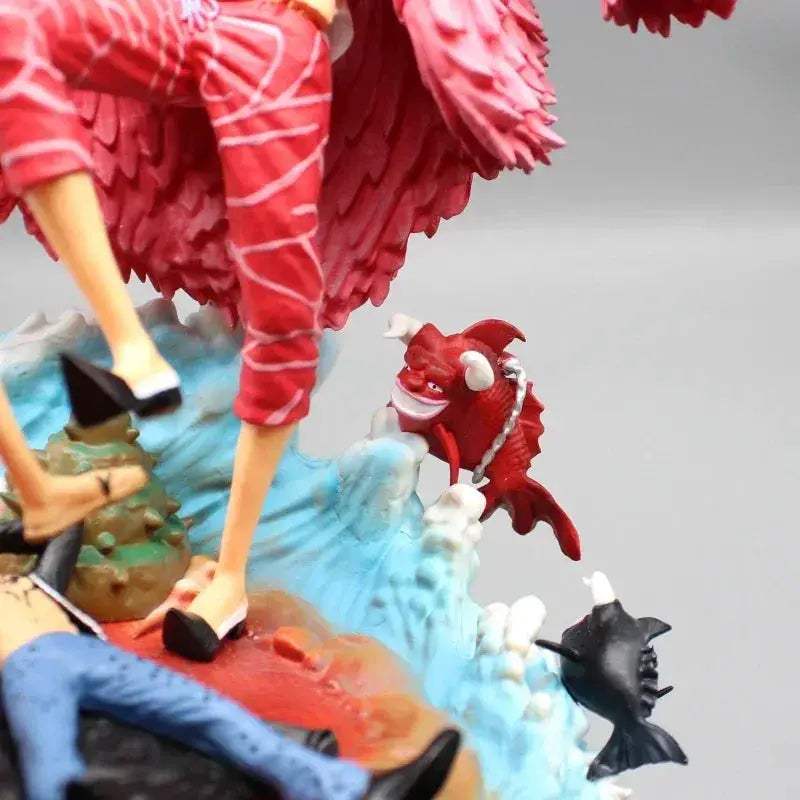 One Piece Battle Figures Doflamingo Luffy And Trafalgar Law - ToylandEU