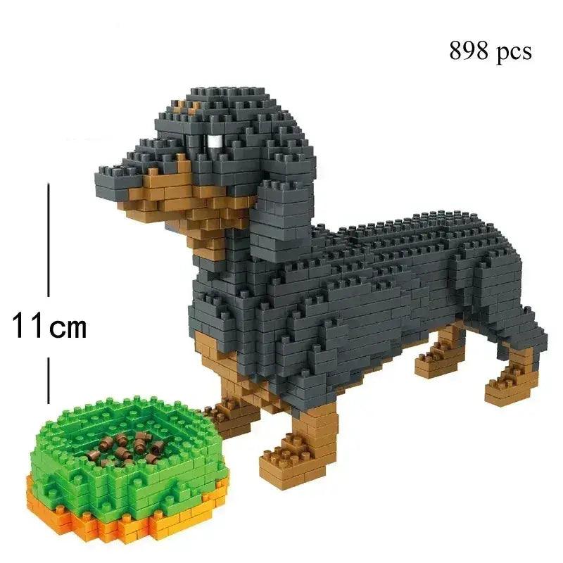  Dog Building Blocks Set Educational Display Premium -  ToylandEU™