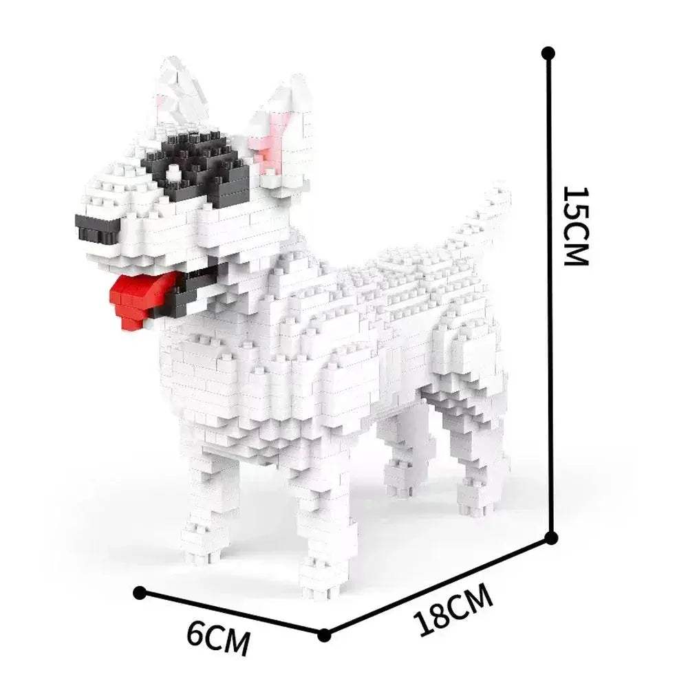 Dog Building Blocks Set For Kids And Adults Educational Display - ToylandEU