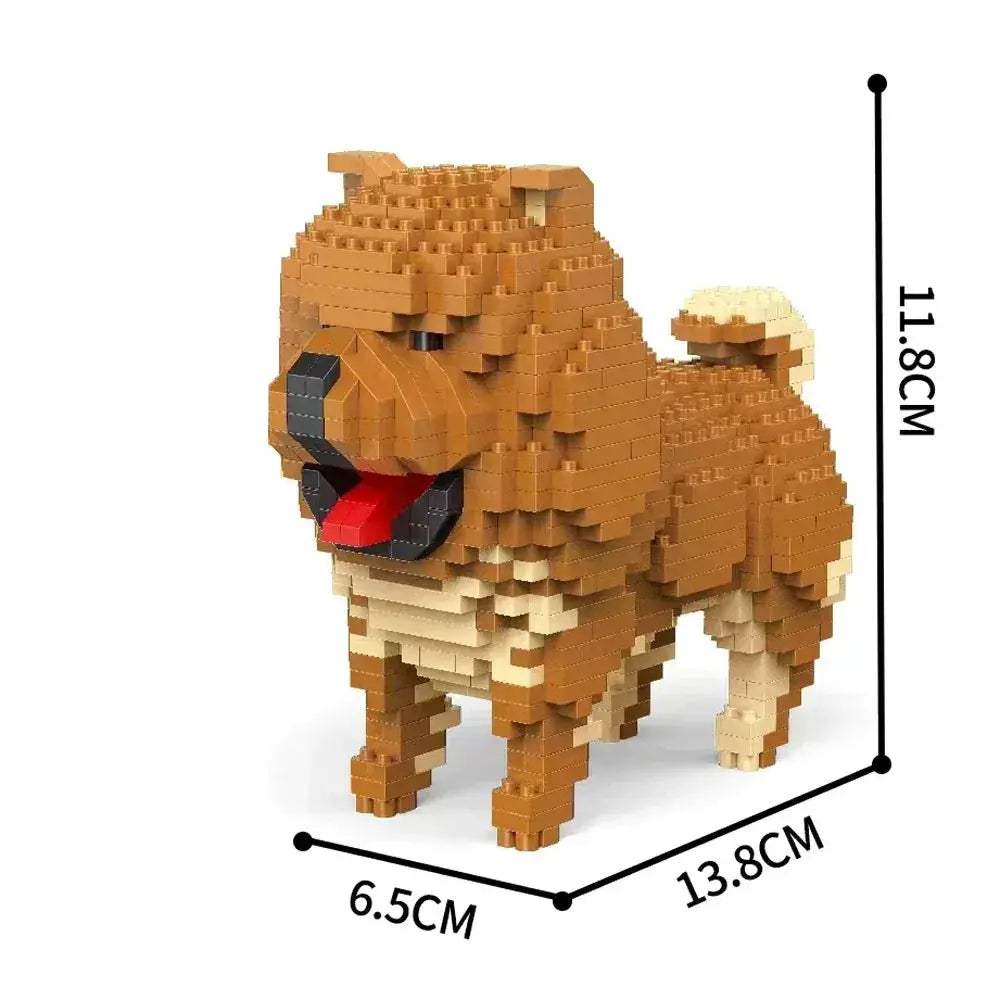 Dog Building Blocks Set For Kids And Adults Educational Display - ToylandEU