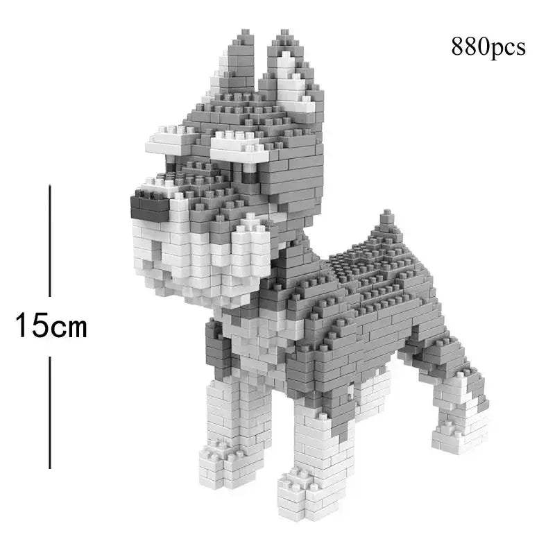 Dog Building Blocks Set For Kids And Adults Educational Display - ToylandEU
