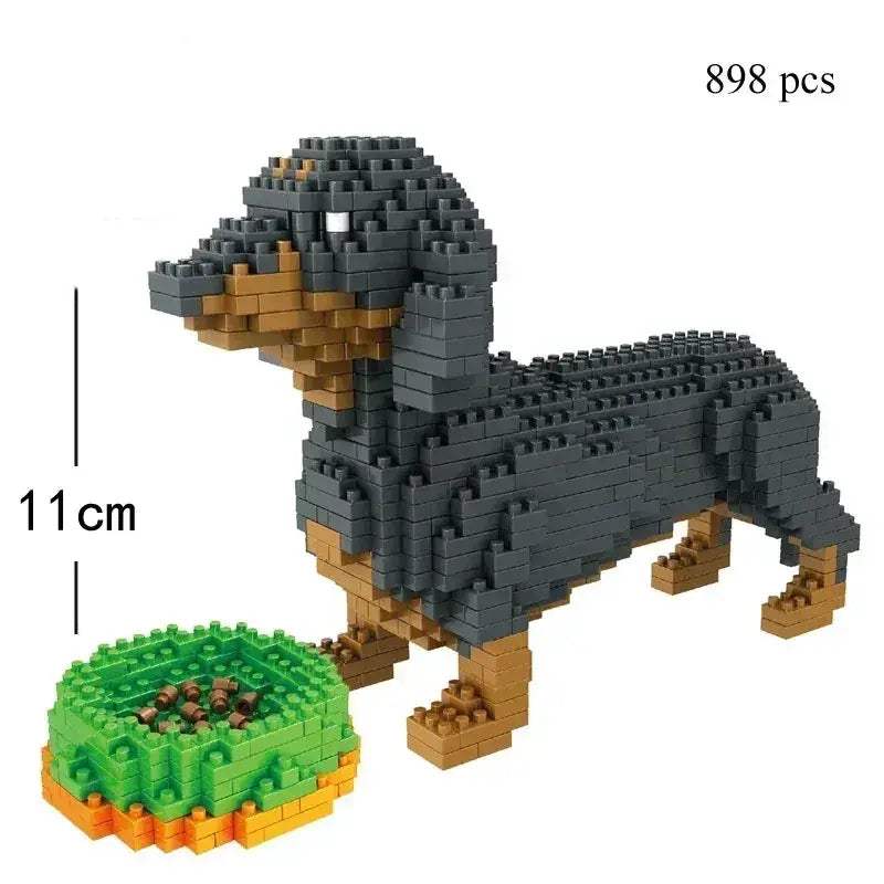 Dog Building Blocks Set For Kids And Adults Educational Display - ToylandEU