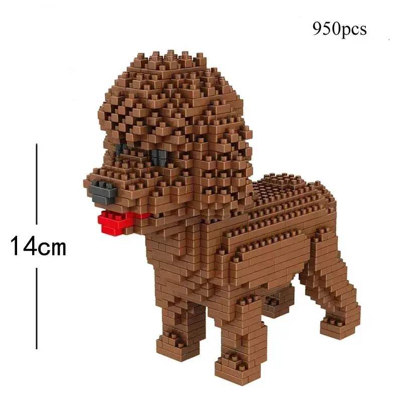 Dog Building Blocks Set For Kids And Adults Educational Display - ToylandEU