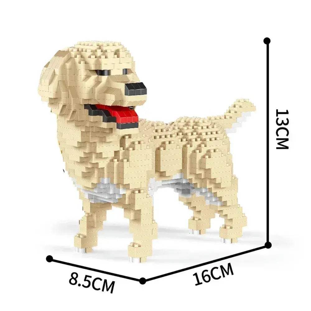 Dog Building Blocks Set For Kids And Adults Educational Display - ToylandEU