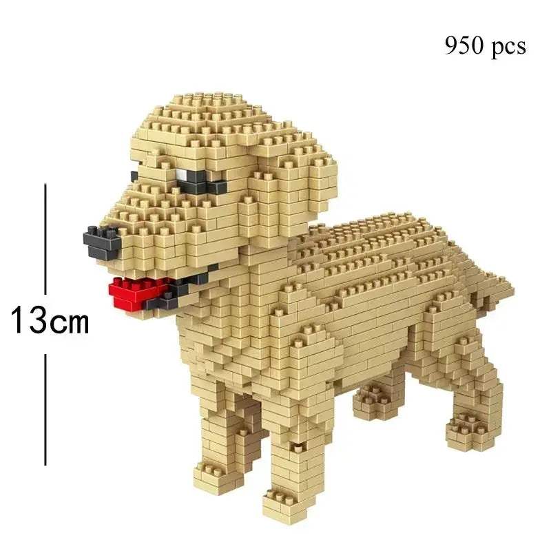 Dog Building Blocks Set For Kids And Adults Educational Display - ToylandEU